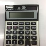 Canon(キャノン)電卓の逆輸入