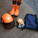 【薪作り】ハスクバーナ製品(チャップス・ヘルメット・グローブ・ブーツ)の輸入