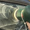 ボッシュのランダムサンダーと日立工機のブロワーを使って洗車をする