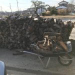 【屋外保管】屋外雨ざらし薪を使い始めました