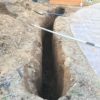 【水はけ改善】庭の中心部に暗渠排水DIY工事③|勾配をつける