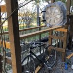 タイヤラックと自転車置き場をDIY